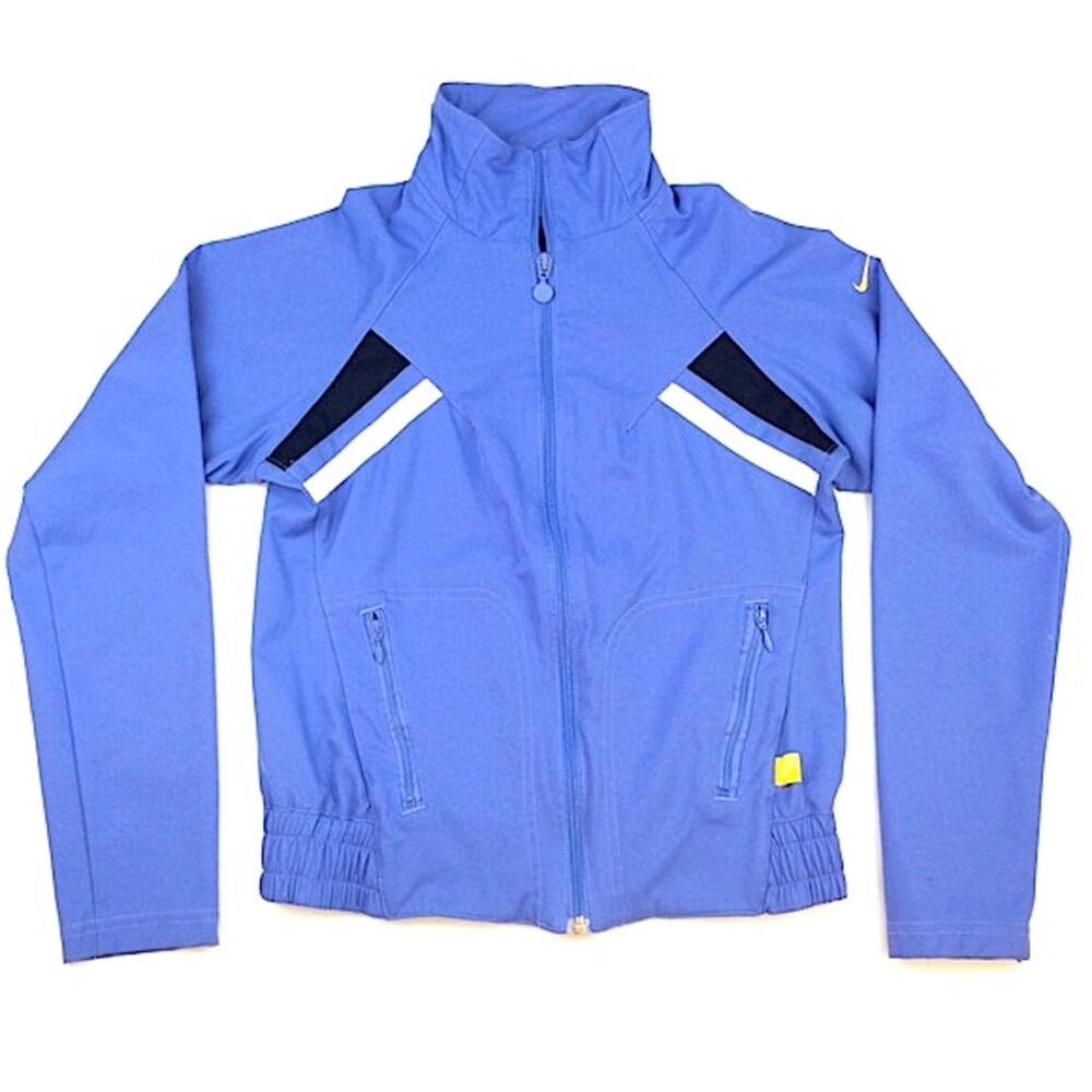 NIKE  Athletic Jacket Small 4-6 Blue Purple